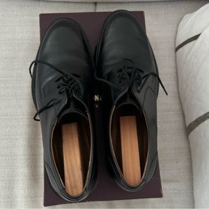 Johnston & Murphy TABOR Black Calfskin Dress Shoe. (Shoe tree not included)